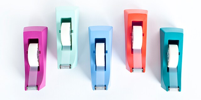 Scotch® farvede dispensere til skriveborde